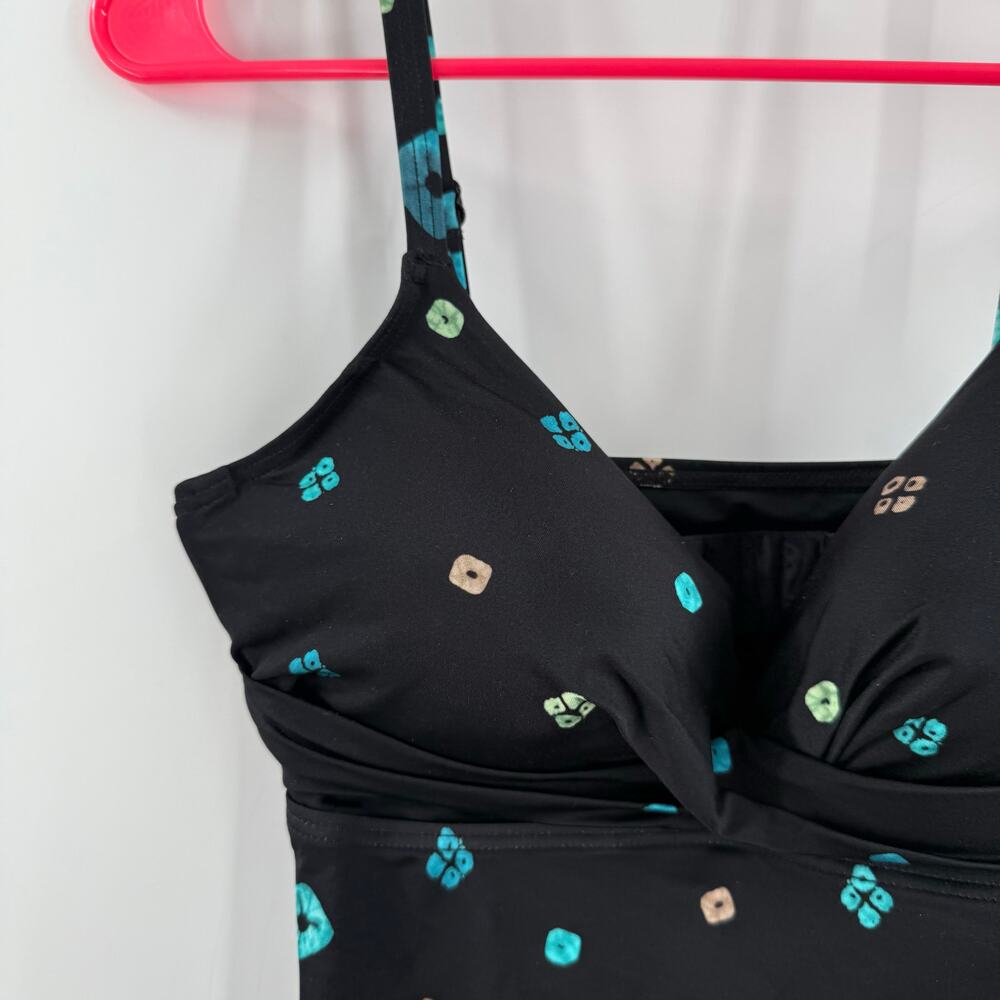 CONTOURS BY COCO REEF Tankini Top Size 8/32D NWT Black Underwire Shapemaker - Picture 13 of 16